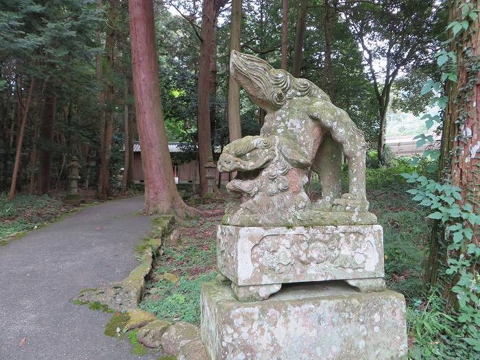 出雲構え獅子写真