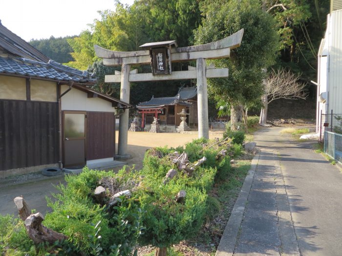 丹波篠山市波賀野/波賀野稲荷神社第二鳥居写真