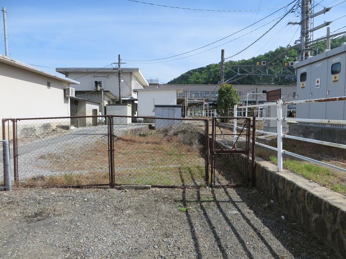 丹波篠山市大沢/篠山軽便鉄道弁天駅跡写真