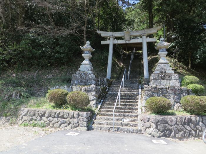 丹波篠山市野々垣/八幡神社社頭写真