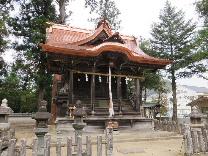 丹波篠山市日置/磯宮八幡神社銅板葺に改修写真