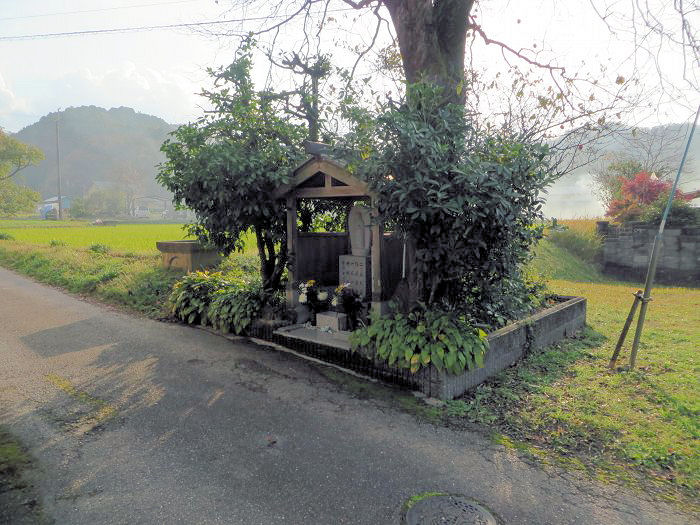 丹波篠山市二之坪/柿の木地蔵写真