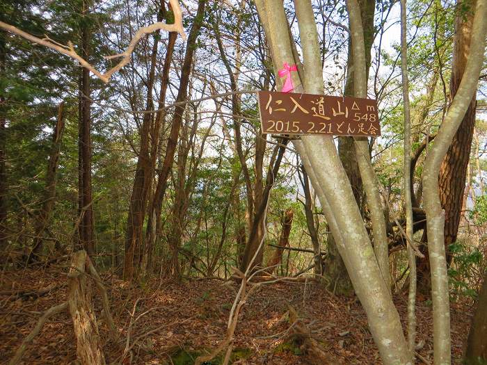 丹波篠山市小野奥谷/仁入道山、仁木城跡写真