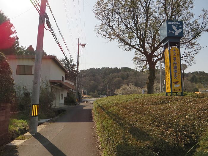 丹波篠山市小野奥谷/Welcom標柱写真