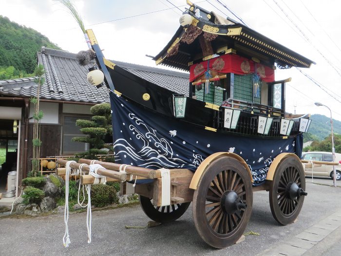 丹波篠山市川原/住吉神社舟山写真