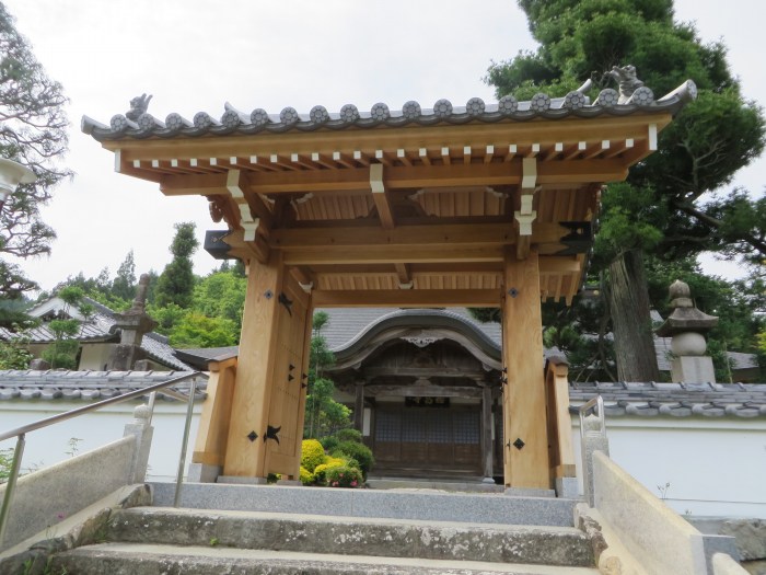 丹波篠山市福住/龍峯山禅昌寺山門写真