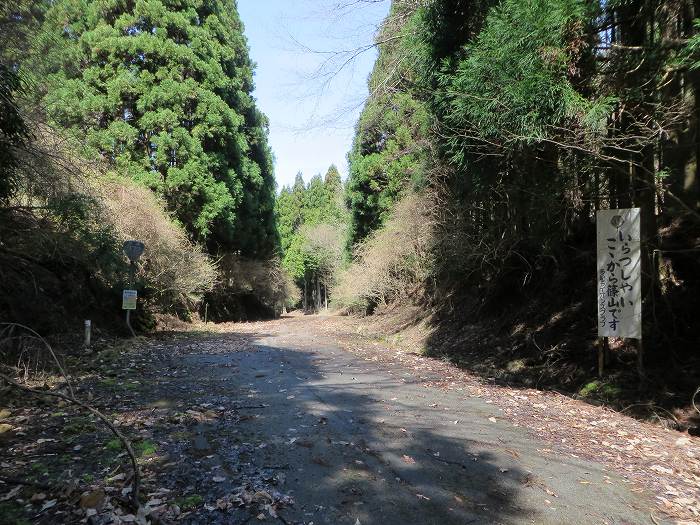 丹波篠山市西野々/天引峠看板道路標識写真