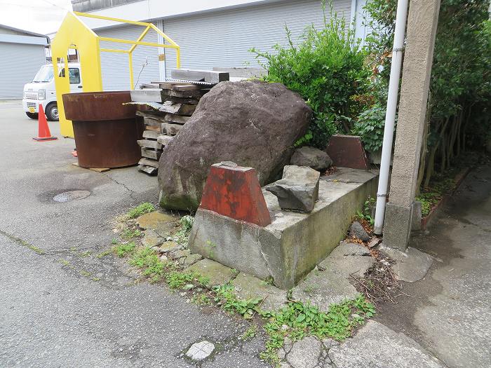 丹波篠山市東新町/篠山軽便鉄道中央停車場・篠山町駅跡写真