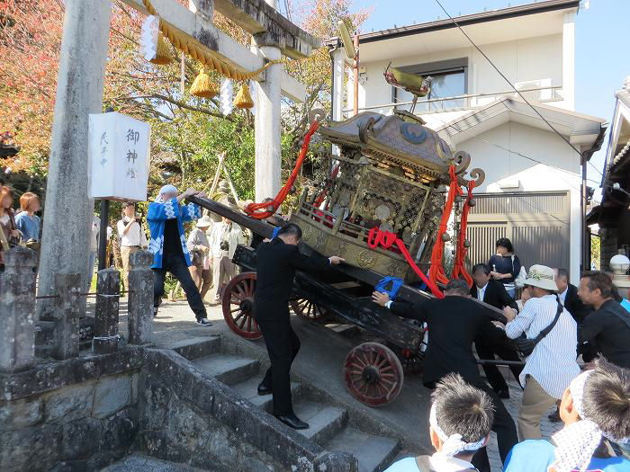 丹波篠山市黒岡/春日神社神輿写真