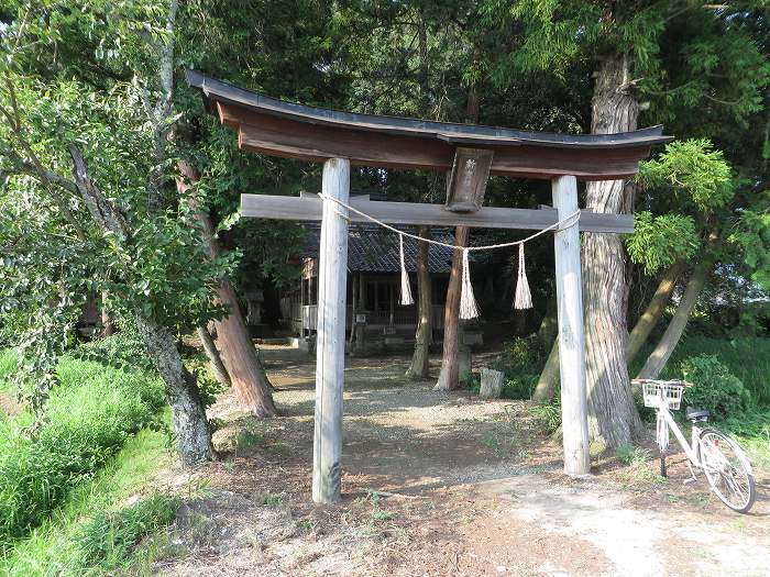 丹波篠山市郡家/新宮神社参道写真