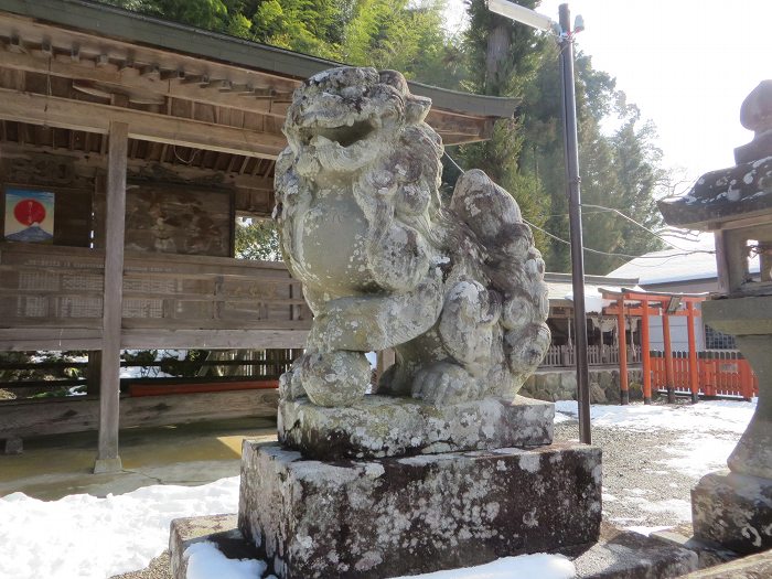 丹波篠山市畑宮/佐々婆神社狛犬写真