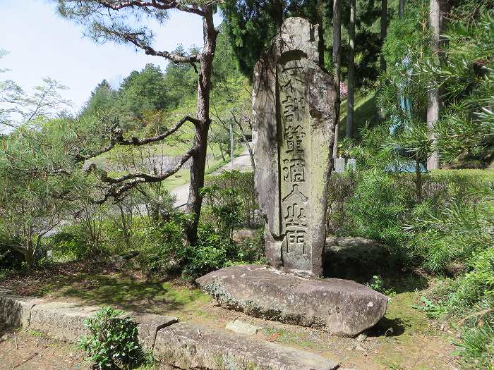 丹波篠山市奥畑/神護山太寧寺山号柱写真