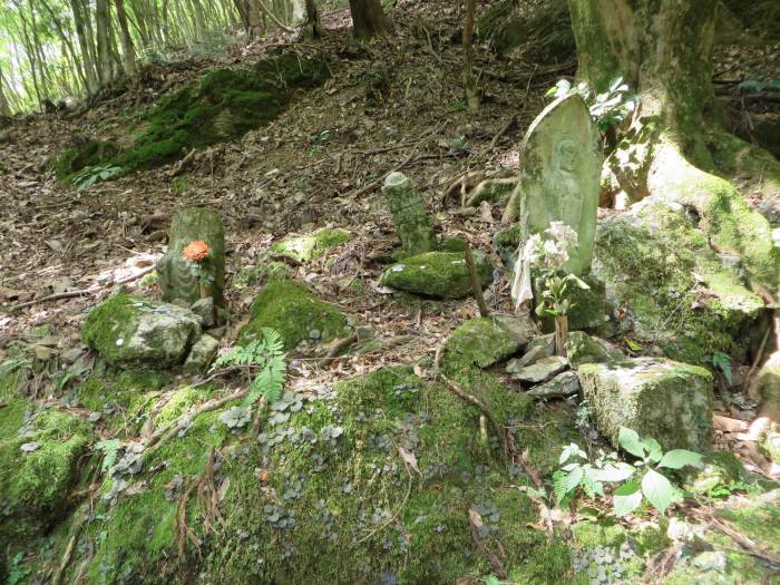 丹波篠山市藤岡奥/岩屋観音一石五輪塔写真