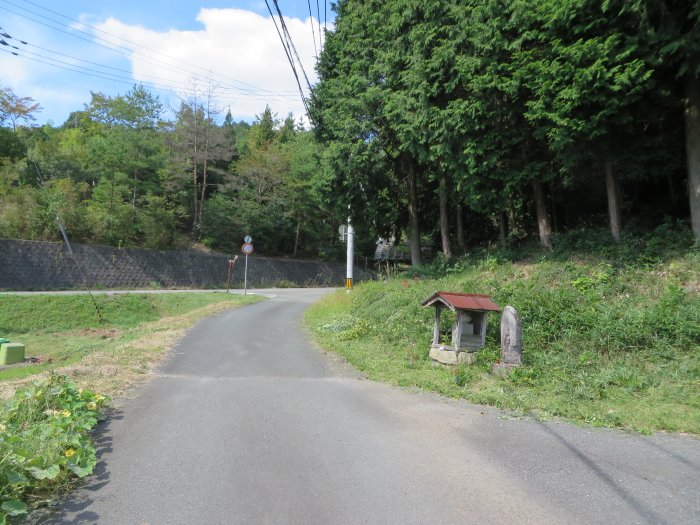 丹波篠山市上板井/西国巡礼道の地蔵写真