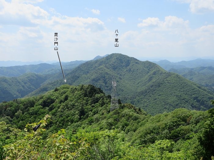 丹波篠山市藤坂/毘沙門山・岩尾峰・雨石山写真