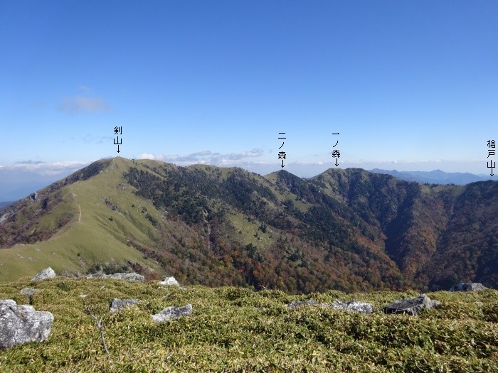 那賀郡那賀町岩倉/次郎笈