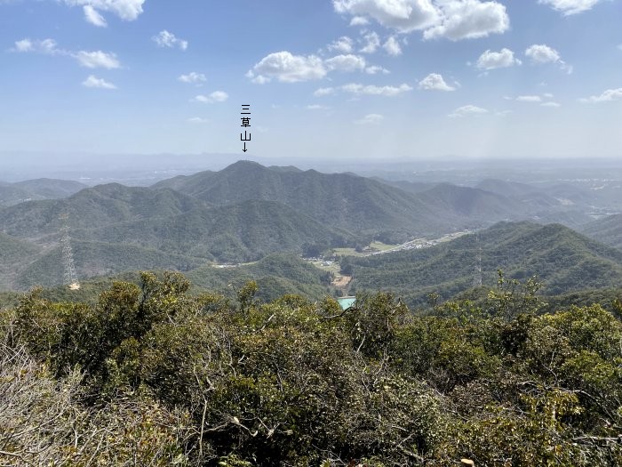 加東市上三草/数曽寺山塊最高峰