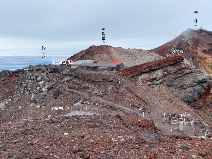 富士宮市粟倉/富士山お鉢巡り