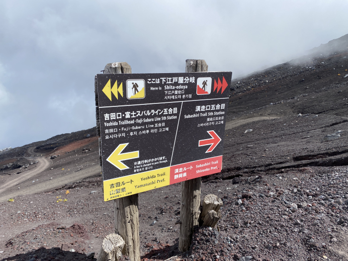 富士吉田市上吉田/富士山吉田ルート