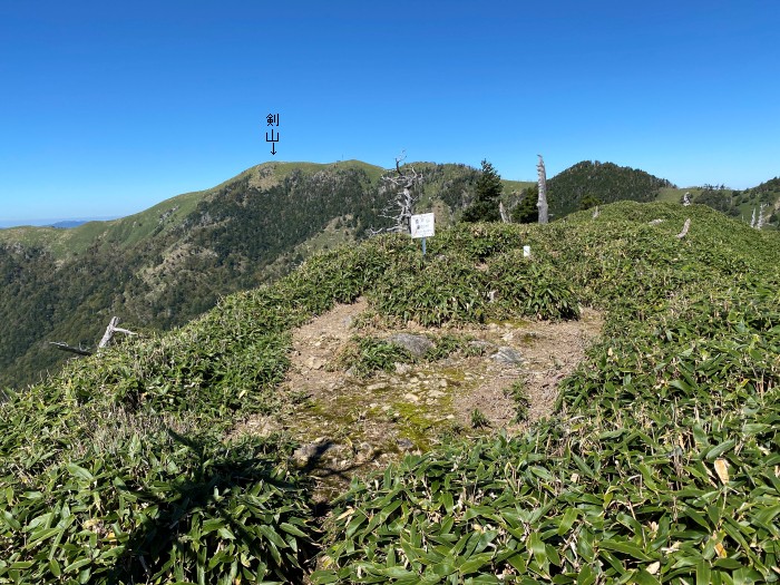 那賀郡那賀町岩倉/槍戸山、一ノ森