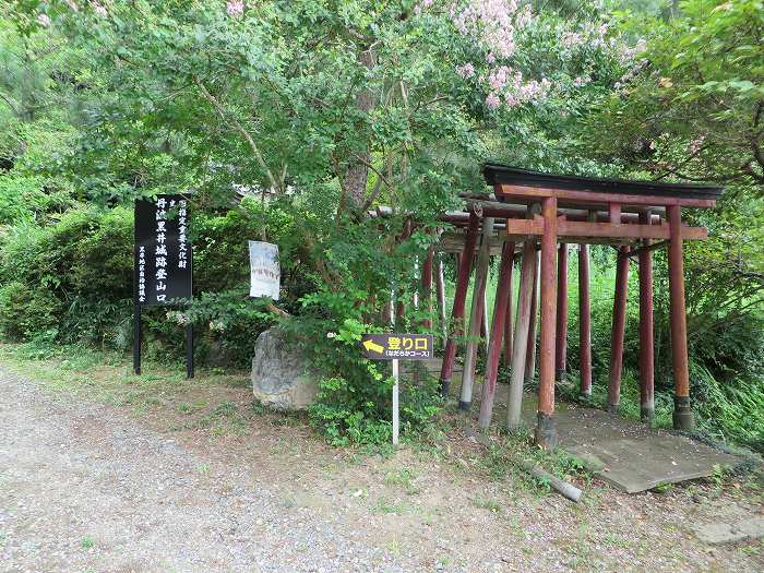 丹波市春日町黒井/黒井城址城山登山口写真