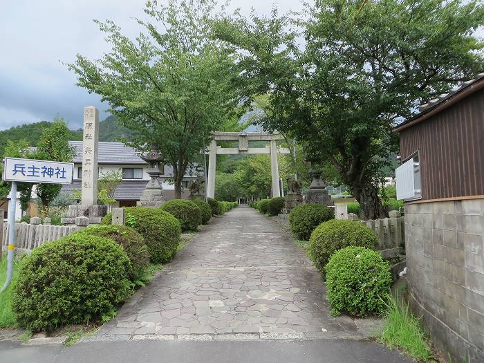 丹波市春日町黒井/兵主神社第一鳥居写真