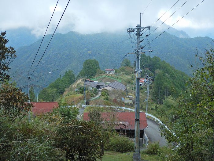 吉野郡十津川村桑畑/果無集落・熊野古道小辺路写真