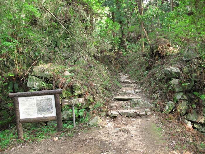 高市郡高取町/高取城跡写真