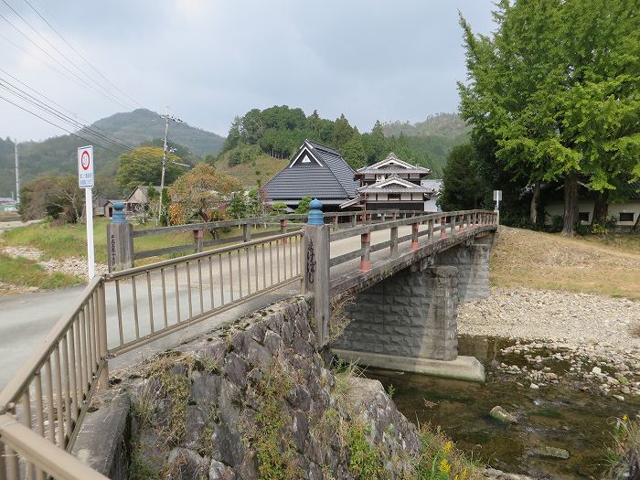 南丹市園部町竹井/摩気神社摩気橋写真