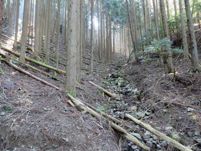 篠山市上筱見/筱見四十八滝～八ヶ尾山～小原/弁天池の峠を散策