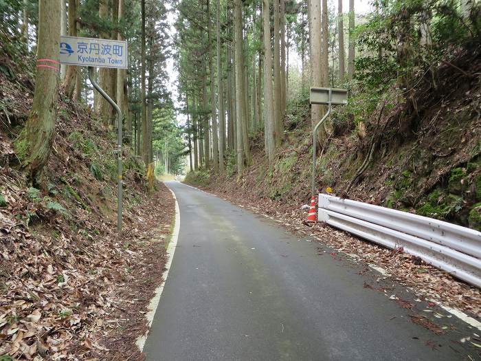 篠山市西野々/天引峠～南丹市園部町船阪/中山峠～篠山市奥山/奥山峠を散策