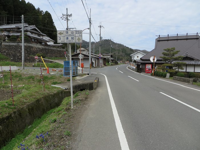 篠山市西野々/天引峠～南丹市園部町船阪/中山峠～篠山市奥山/奥山峠を散策