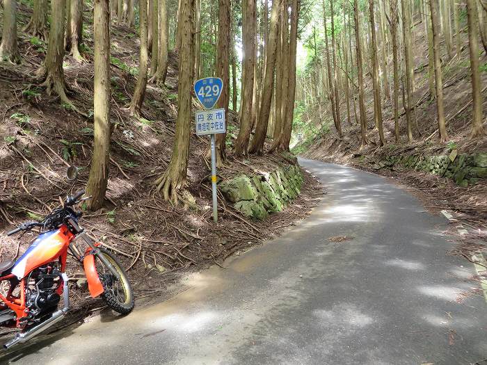 丹波市青垣町/榎峠を時計回りバイク走り