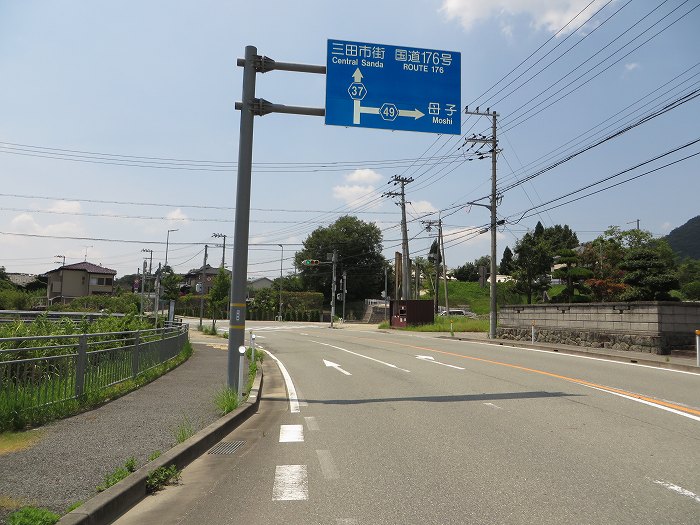 篠山市外周ルートを時計回りバイク走り