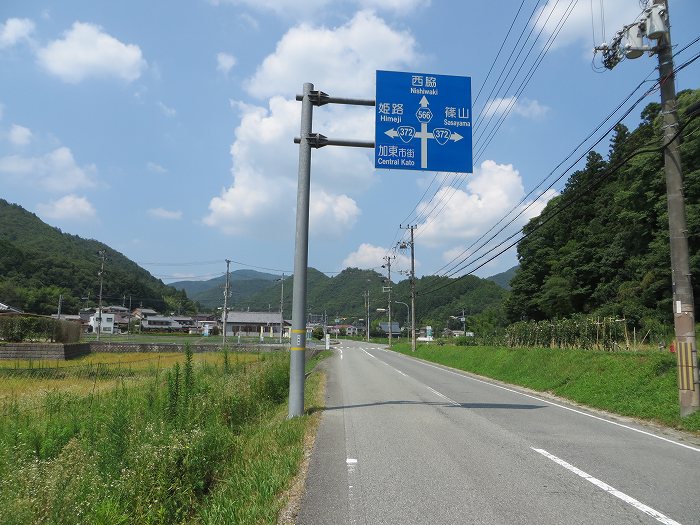 篠山市外周ルートを時計回りバイク走り