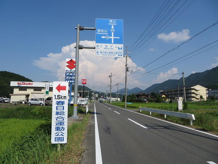 篠山市外周ルートを時計回りバイク走り