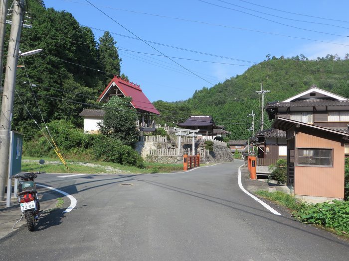 篠山市外周ルートを時計回りバイク走り