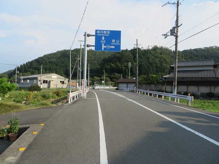 篠山市外周ルートを時計回りバイク走り