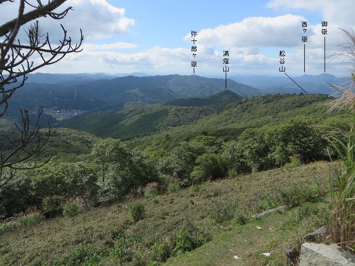 南丹市園部町天引/満燈山～舩谷山～深山を散策