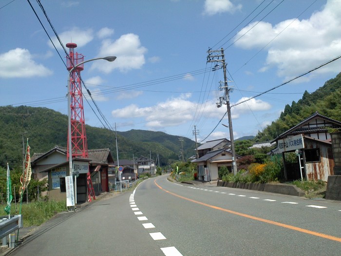 舞鶴市上安/五老スカイタワーまでバイク走り