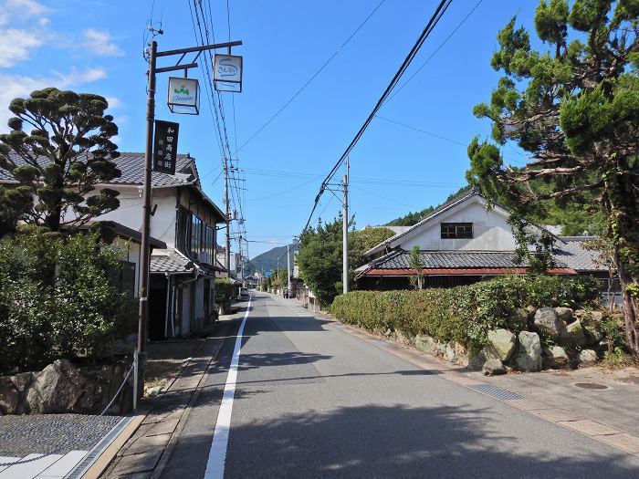 朝来市方面をバイク走り