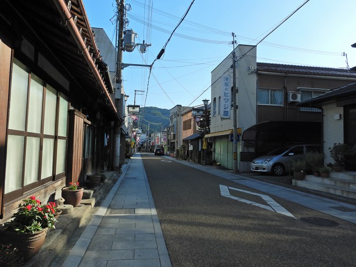 朝来市方面をバイク走り