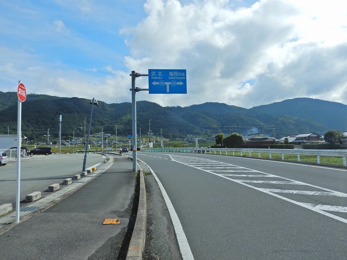 京都市右京区嵯峨/六丁峠をバイク走り