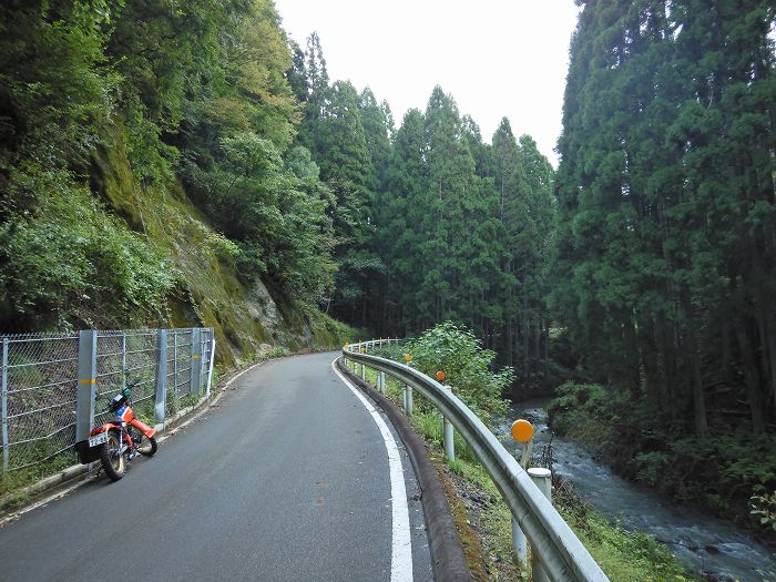 京都市右京区嵯峨/六丁峠をバイク走り