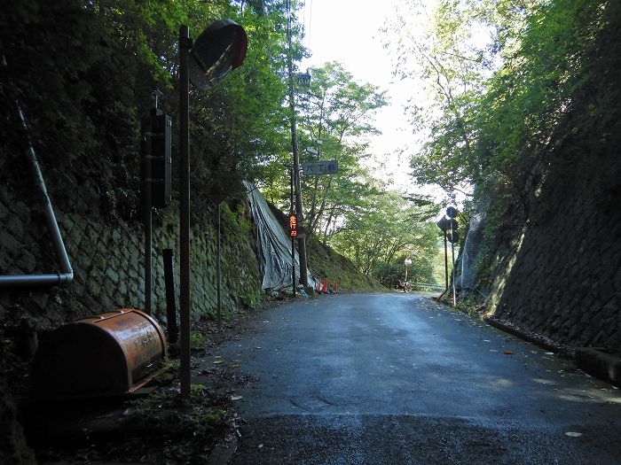 京都市右京区嵯峨/六丁峠をバイク走り