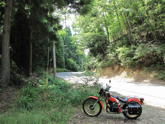 京都府南丹市美山町/佐々里峠へバイク走り