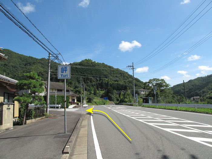 京都府与謝郡与謝野町/与謝峠へバイク走り