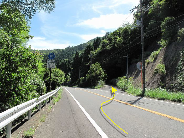 京都府与謝郡与謝野町/与謝峠へバイク走り