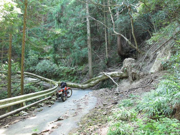 京都府与謝郡与謝野町/与謝峠へバイク走り