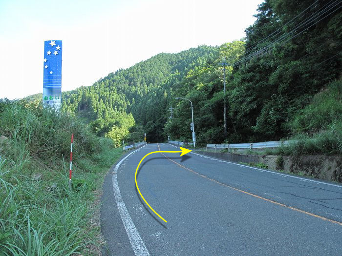 京都府与謝郡与謝野町/与謝峠へバイク走り